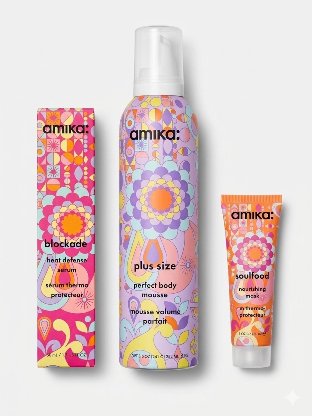AMIKA Haircare 3-Piece Bundle -Lot Set Brand New! ✨